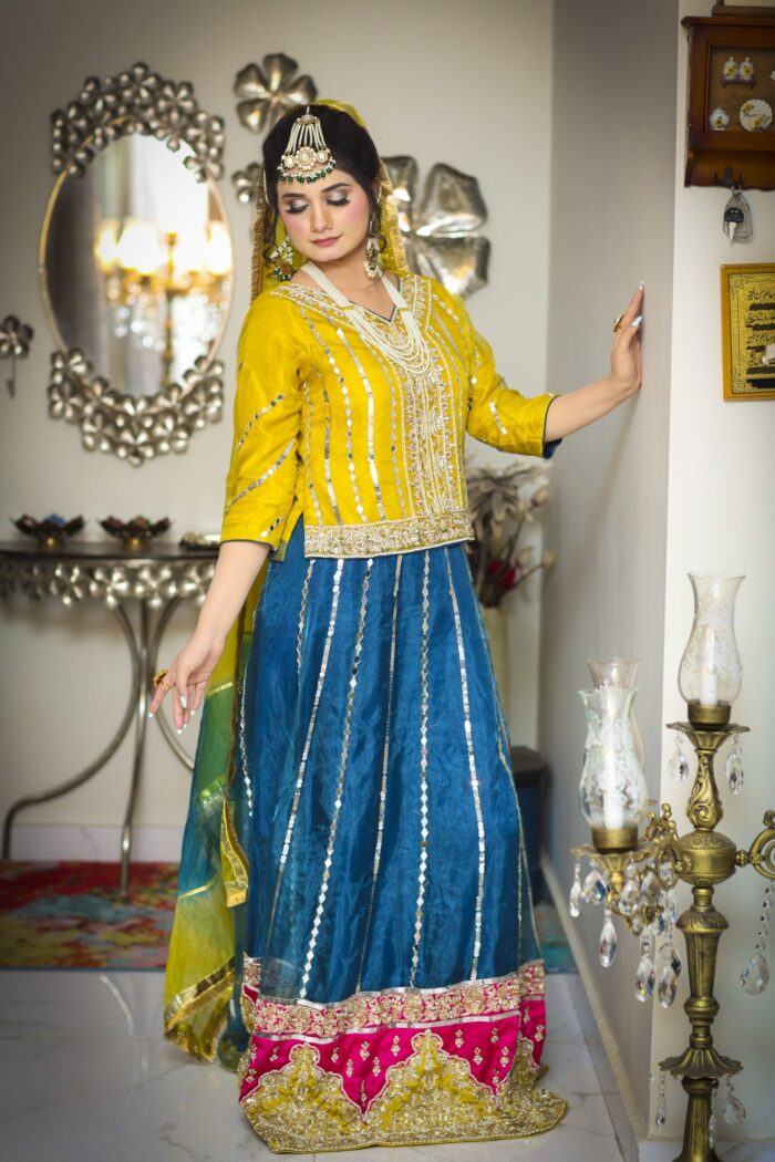 Mehndi Lehenga - Image 3