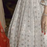 ACouture white multi lehnga. - Image 5