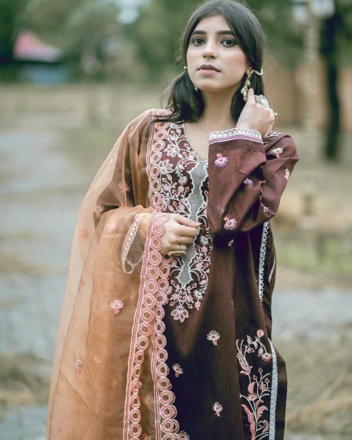 raw silk 3 piece - Image 1