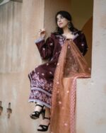 raw silk 3 piece - Image 4