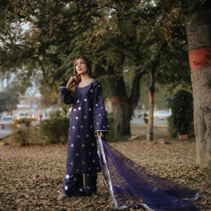 raw silk 3 piece - Image 1